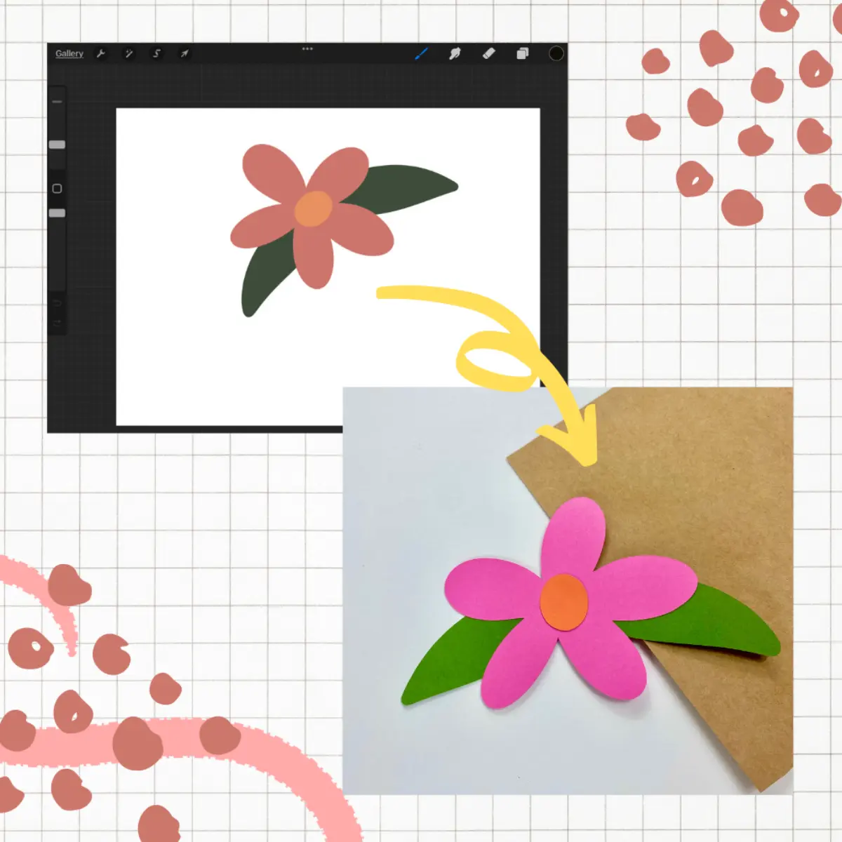 how to change a drawing in procreate to an svg vector file for cricut projects